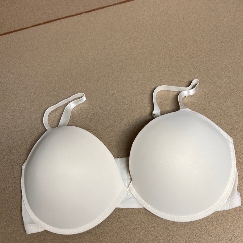 Jessica Simpson White Push-Up T-Shirt Bra